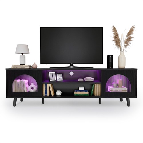 Modern 160cm black stand - modern,