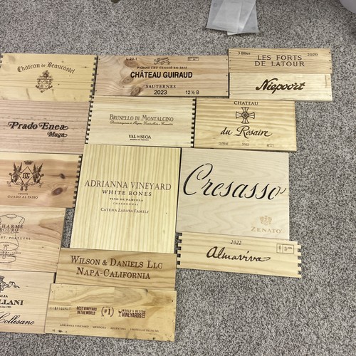 Lot wooden wine - 15, wood