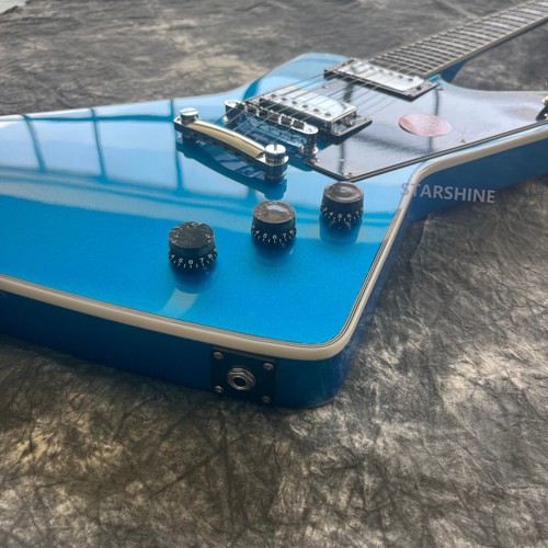 Factory metallic blue top