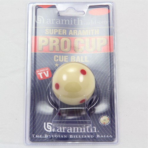 Aramith pro cup red spotted - red,