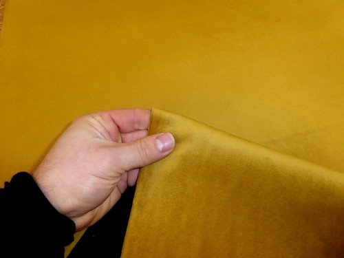Plush plain velvet upholstery - velvet,