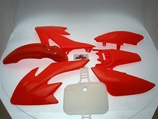 Pit Bike Red CRF50 Style Plastics Fairings Stomp M2R CW 50cc 110cc 125cc