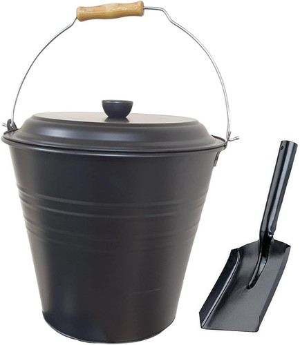 12l metal ash bucket with - 12l,