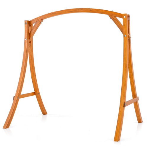 Garden patio wood swing - garden,