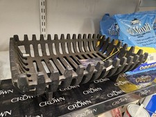 Victorian Style Cast Iron Black Fire Grate Log Basket New