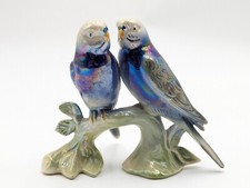 Jema Holland 525 Parakeets Lustre Bird (I14)