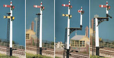 Ratio 466 GWR Square Post Signal Kit (Makes 8 Signals) 00 Gauge Plastic Kit RM48