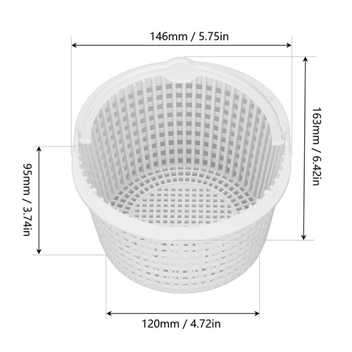 Skimmer basket abs - skimmer, spx1091c