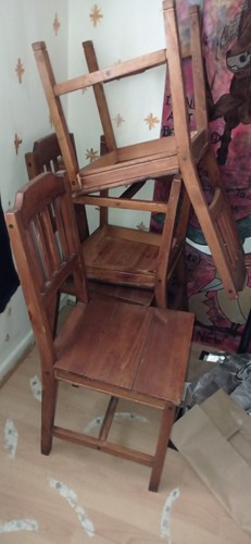 For wooden chairs - that, with