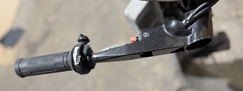 Tiller arm handle - handle, &