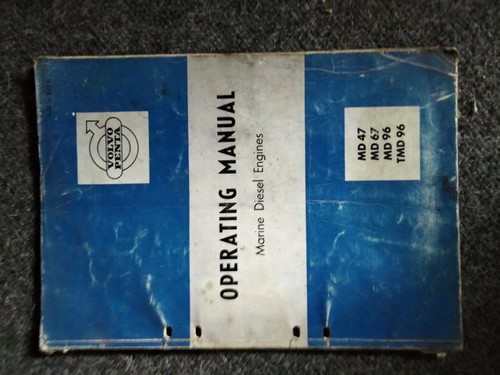 Volvo operating manual - operating, marine