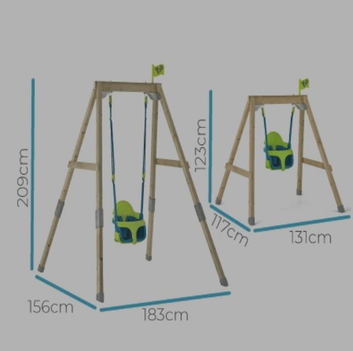 Forest acorn growable swing - tp,