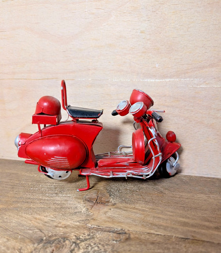 Vintage retro red tin - retro,