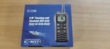 ICOM Hand Held Radio M 37 IC-M37E Marine VHF UK Spec Boat 6 w Telephone NEW