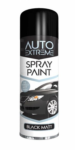 250ml black matt spray - x,