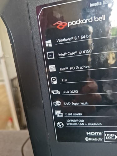 Packard bell imédia - packard, s2885