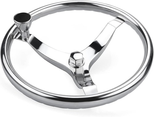 Stainless steel boat steering - stainless,
