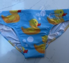 Men’s Budgy Smugglers Swim Wear Gym Pool 34” Rubber Ducks 🦆duckies Rugby