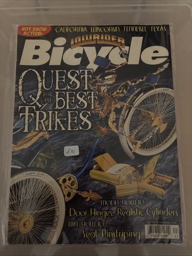Lowrider bicycle magazine - bicycle,