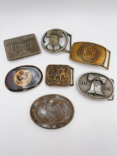 Belt buckle lot - belt,