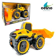 Boys Kids Construction Vehicle Toy Bulldozer Truck Friction Power Lights & Sound