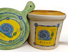 Cloverleaf Snail Bread Crock