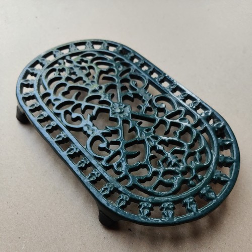 Vintage green oval - vintage, old
