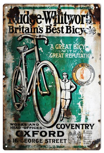 Vintage style metal sign - style,