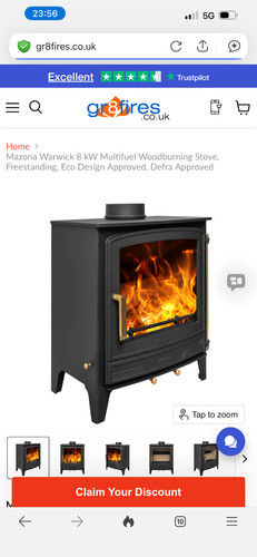 Woodburning stove bought - stove.,