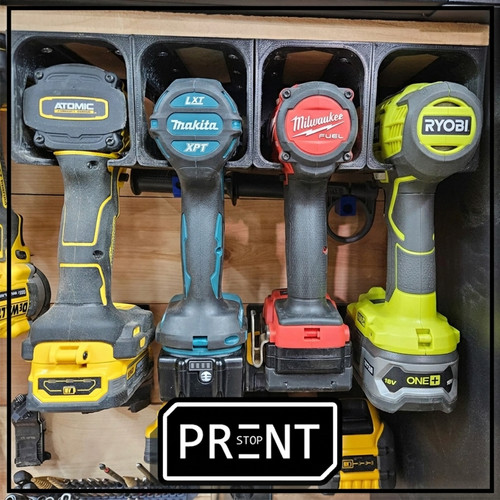 Drill holder wall mount - drill,