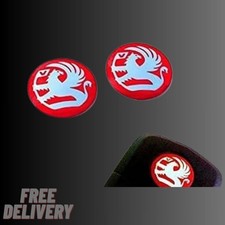 VAUXHALL 2 x NEW KEY FOB BADGE