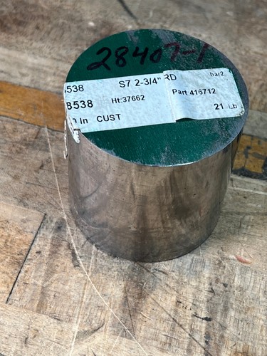 Tool steel round bar stock - s7,