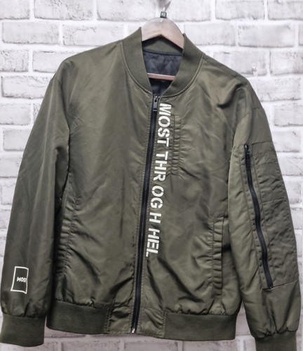 New zara man long bomber - new,