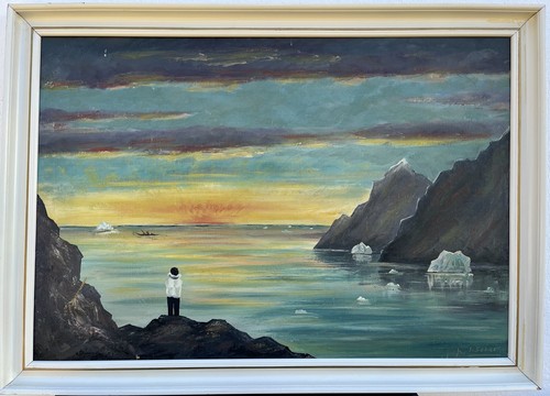 Modern evening fjord - fjord, landscape