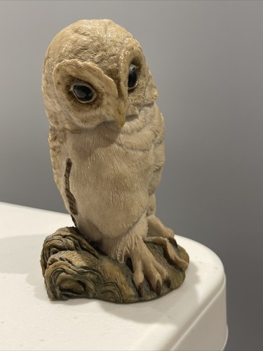 Vintage barn owl - figurine, by