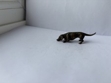 Antique Austrian Cold Painted Miniature  Bronze Dachshund Dog (Lot 11) 
