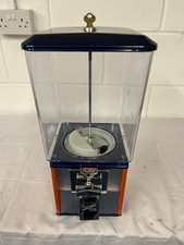NORTHWESTERN SUPER 60 VENDING SWEET GUMBALL MACHINE ILLUSION ORANGE:MIDNIGHT BLU