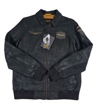 PME Legend Summer Hudson 2.0 PLJ2402700-9070 Leather Jacket Leather Jacket Size M