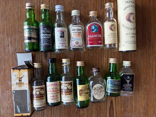 Vintage empty scotch whisky - 13,