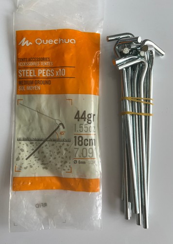 Quechua steel pegs - steel,