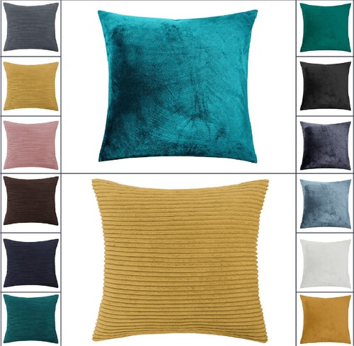 Velvet cushions filled - velvet, or
