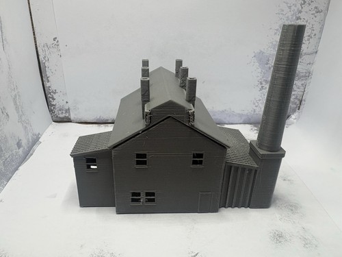 Industrial building model - building,