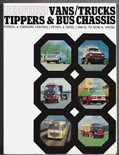 Bedford Range 1967-1968 UK Market Foldout Sales Brochure Vans, Trucks & Buses