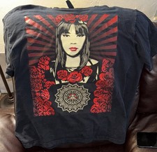 Obey Rose Girl Vintage Graphic