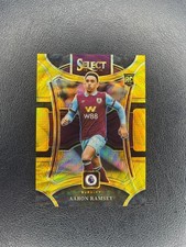 Panini Select Soccer 2023 Aaron Ramsey Burnley Rookie RC Mezzanine Gold Wave /10