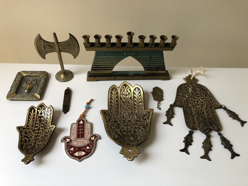 Vintage brass israel judaica - brass,