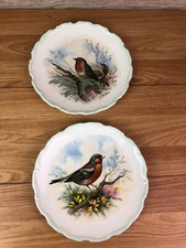 2 x Royal Albert The Woodland Birds Collection Plates Robin & Chaffinch 