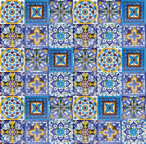 Blue and yellow - and, mexican