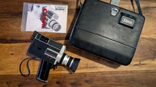 Canon Auto Zoom 518 SV Super 8 Movie Camera With Case And Manual