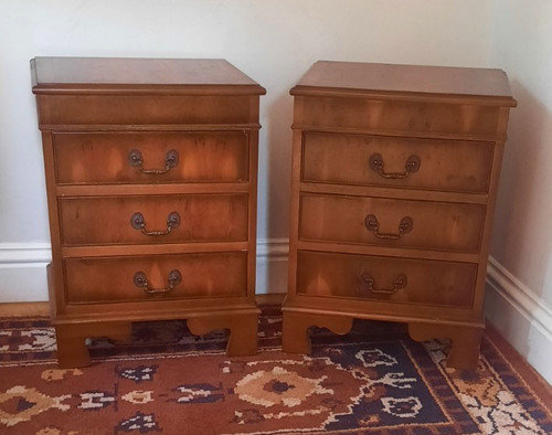 Vintage pair three - pair, drawer